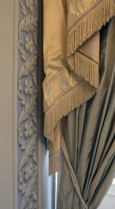 Modern roller blinds in a stylish interior